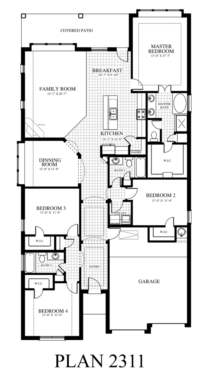 Plan 2311C Saratoga Homes Austin